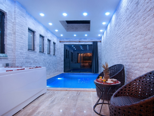  gece  -  Kasım
  | Kalkan Akbel Muhafazakar Villa (4 Kişilik, Doğa İçinde, Isıtmalı Havuz Seçenekli)